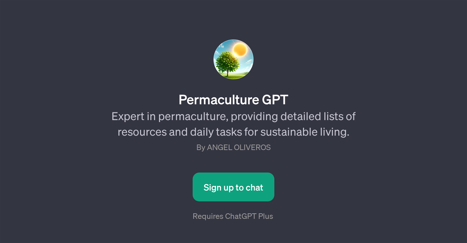 Permaculture GPT website