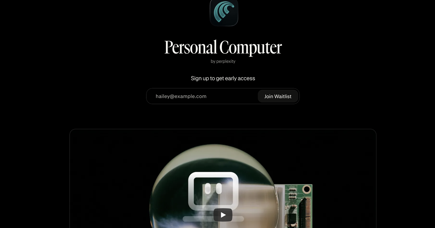 Personal Computer by Perplexity website