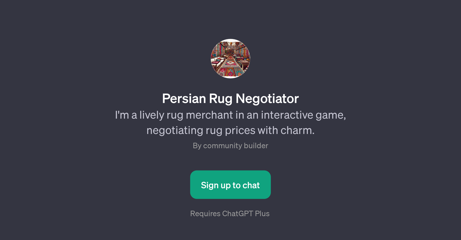 Persian Rug Negotiator website