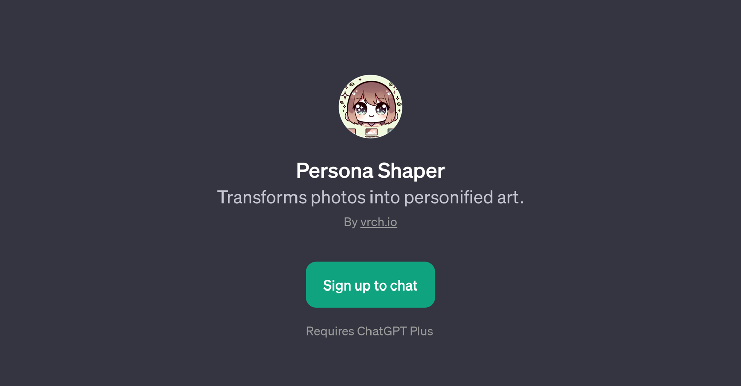 Persona Shaper website