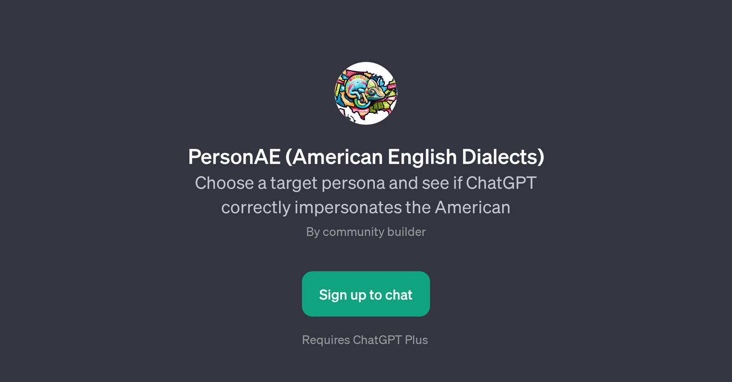 PersonAE (American English Dialects) website