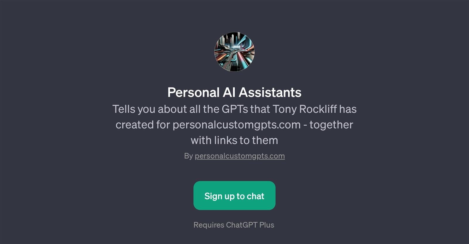 Personal AI Assistants website
