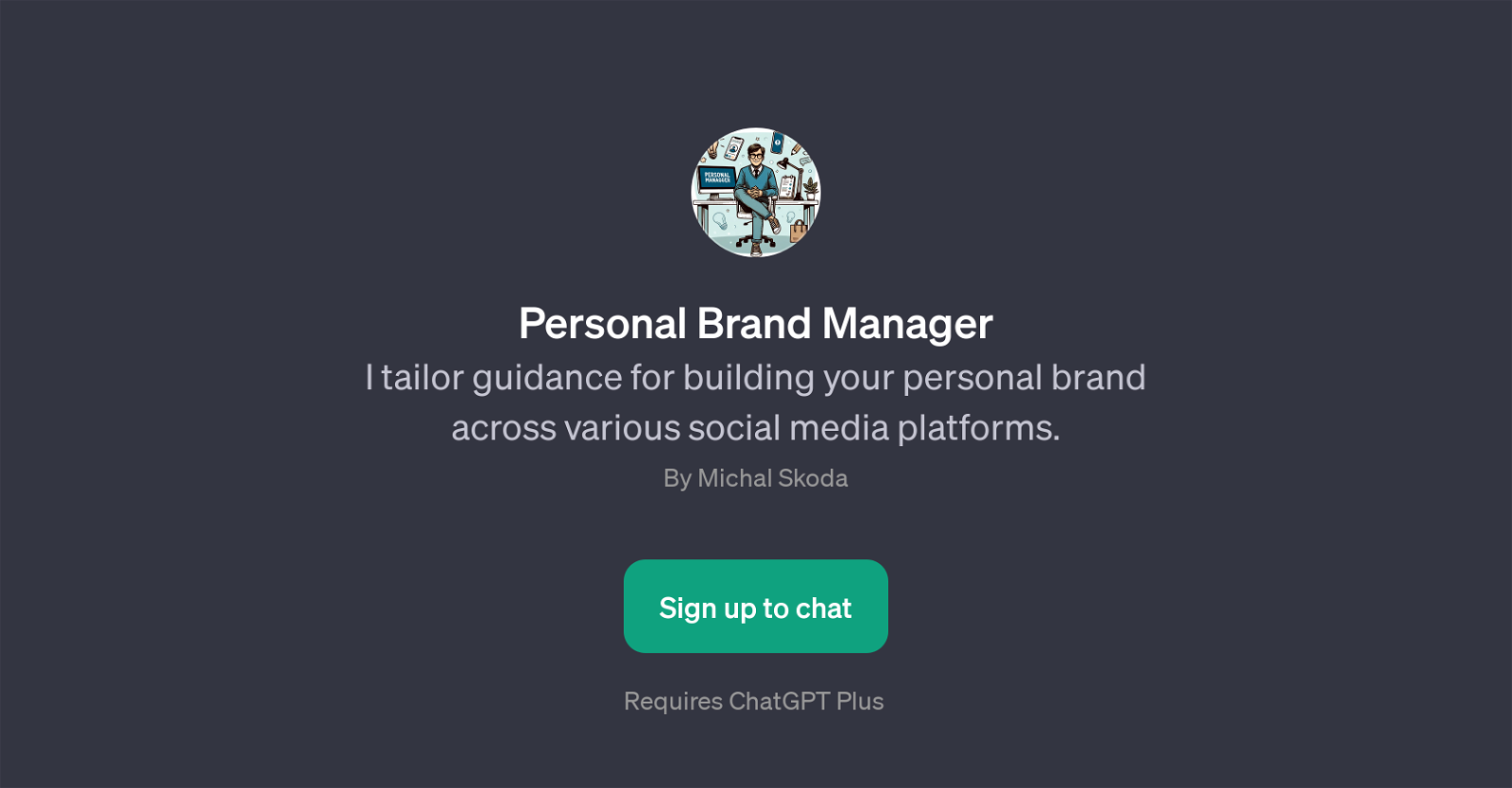 Personal Brand Manager website