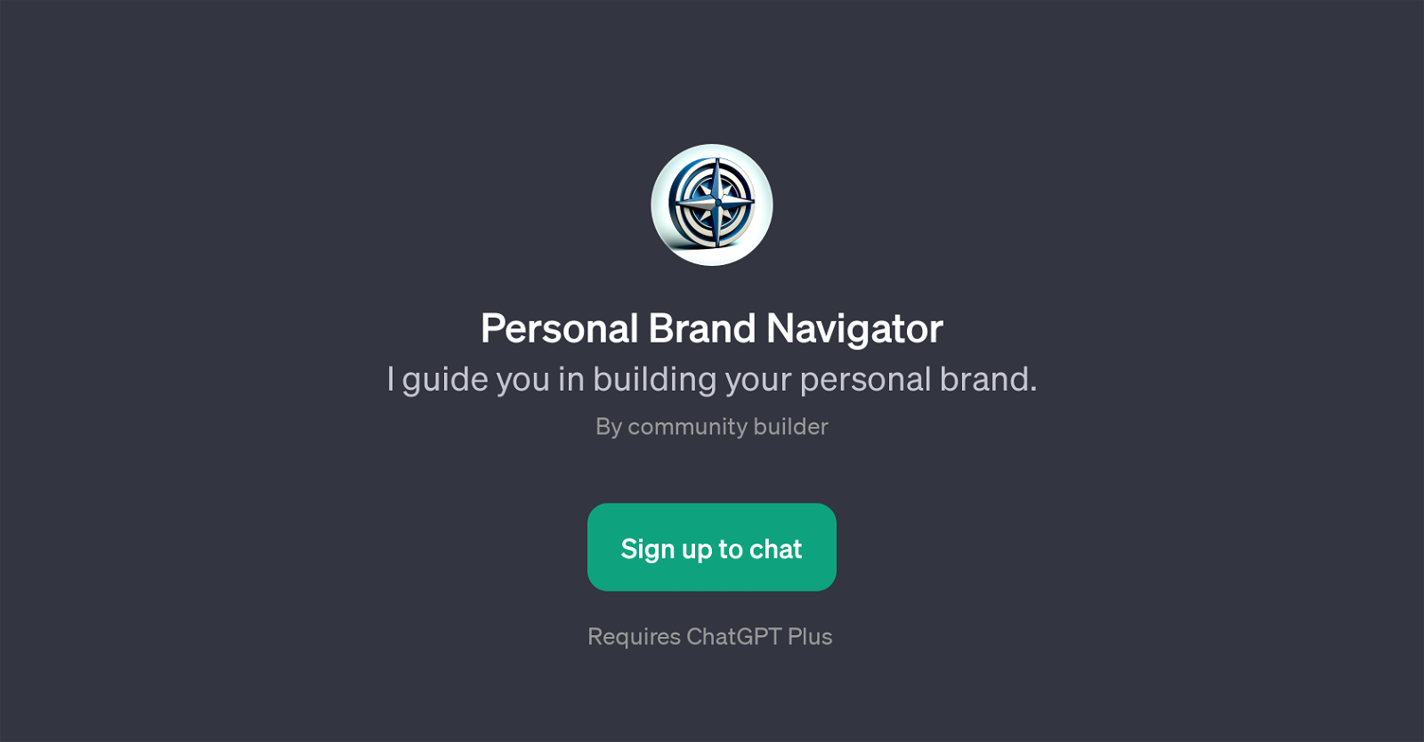 Personal Brand Navigator website