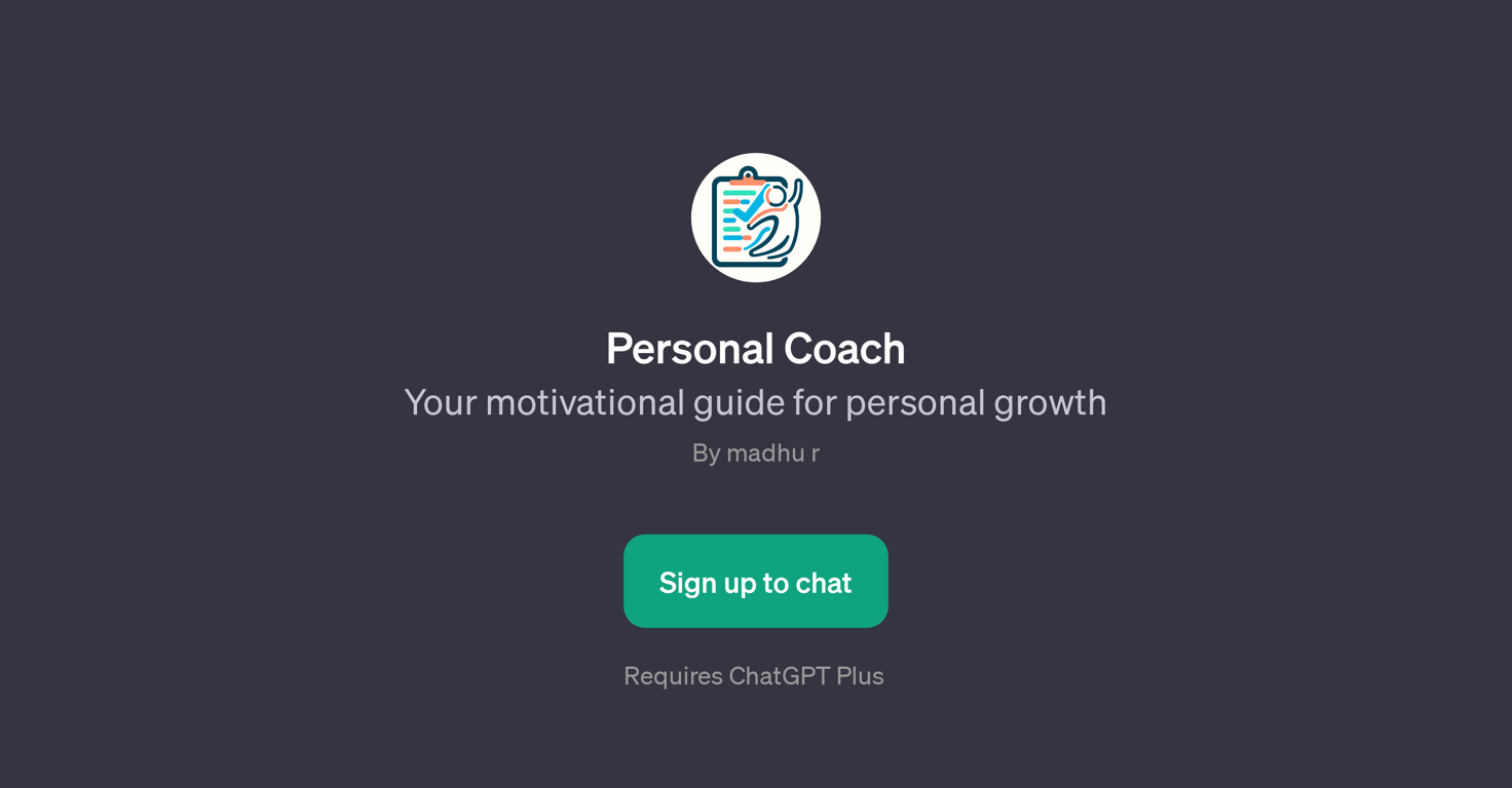 Personal Coach website