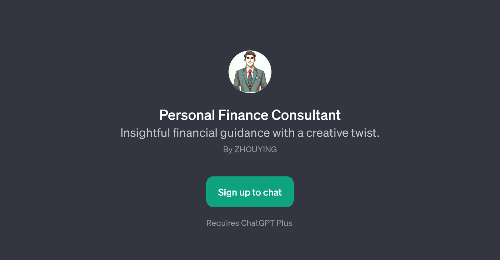 Personal Finance Consultant website