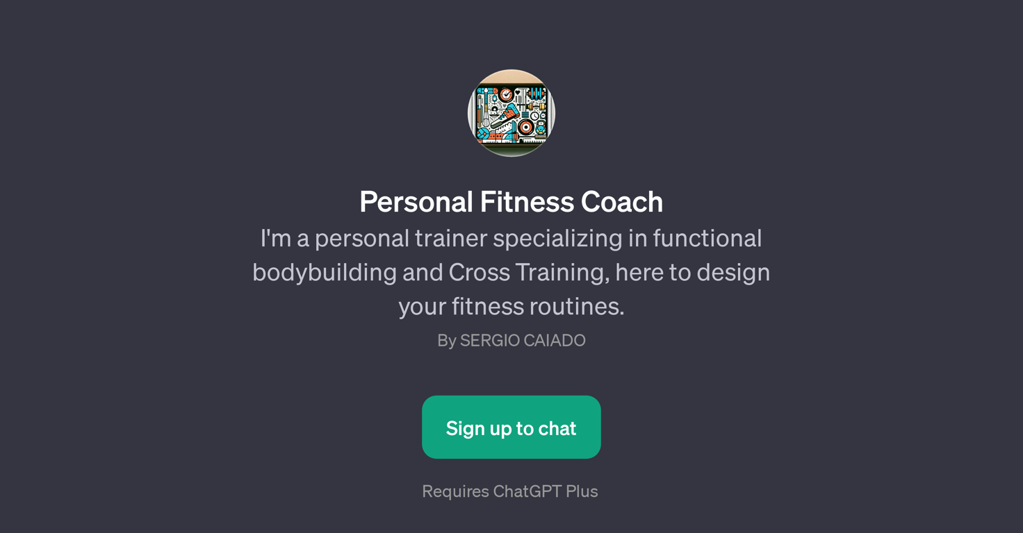 Personal Fitness Coach website