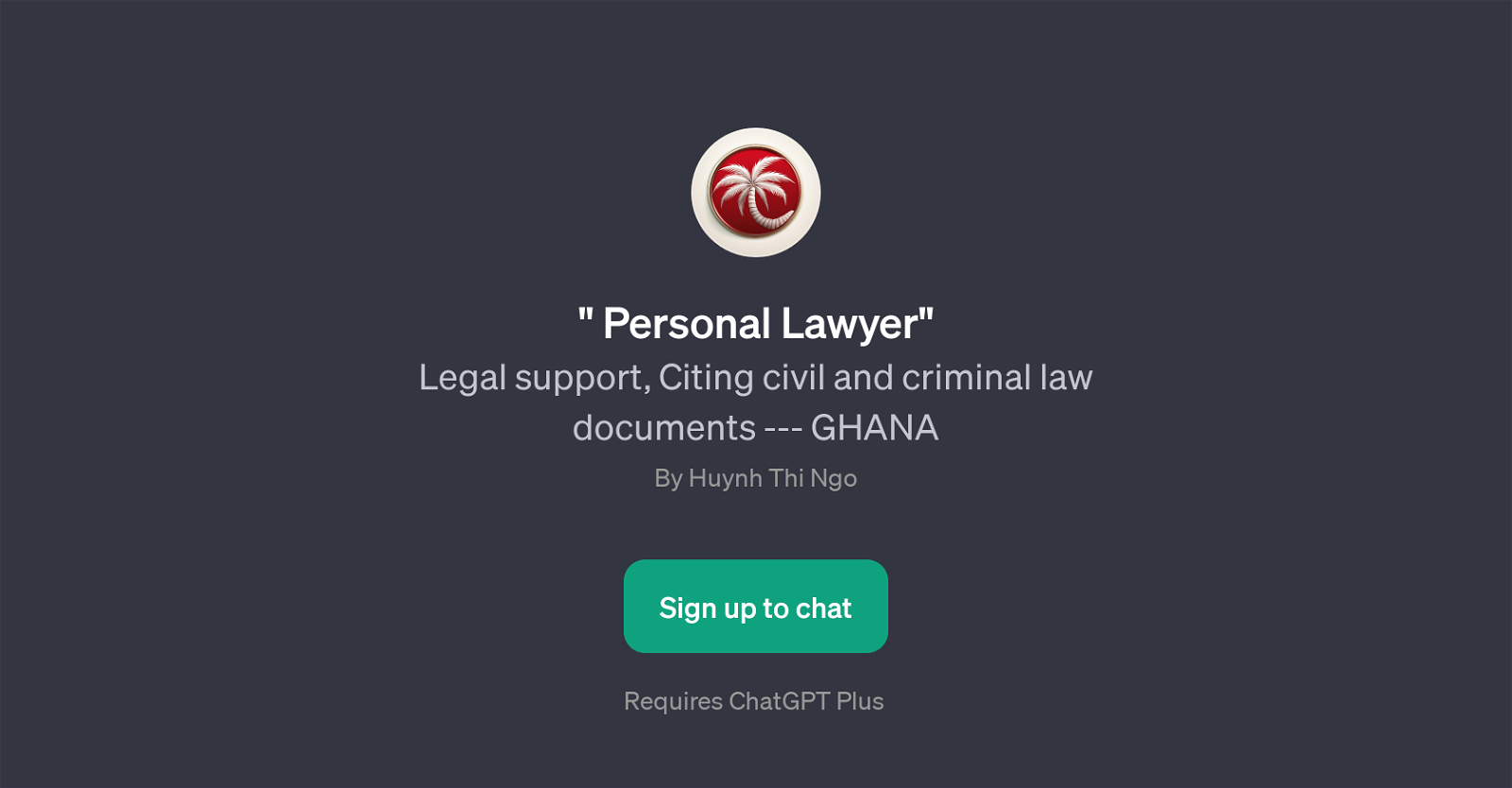 Personal Lawyer GPT website