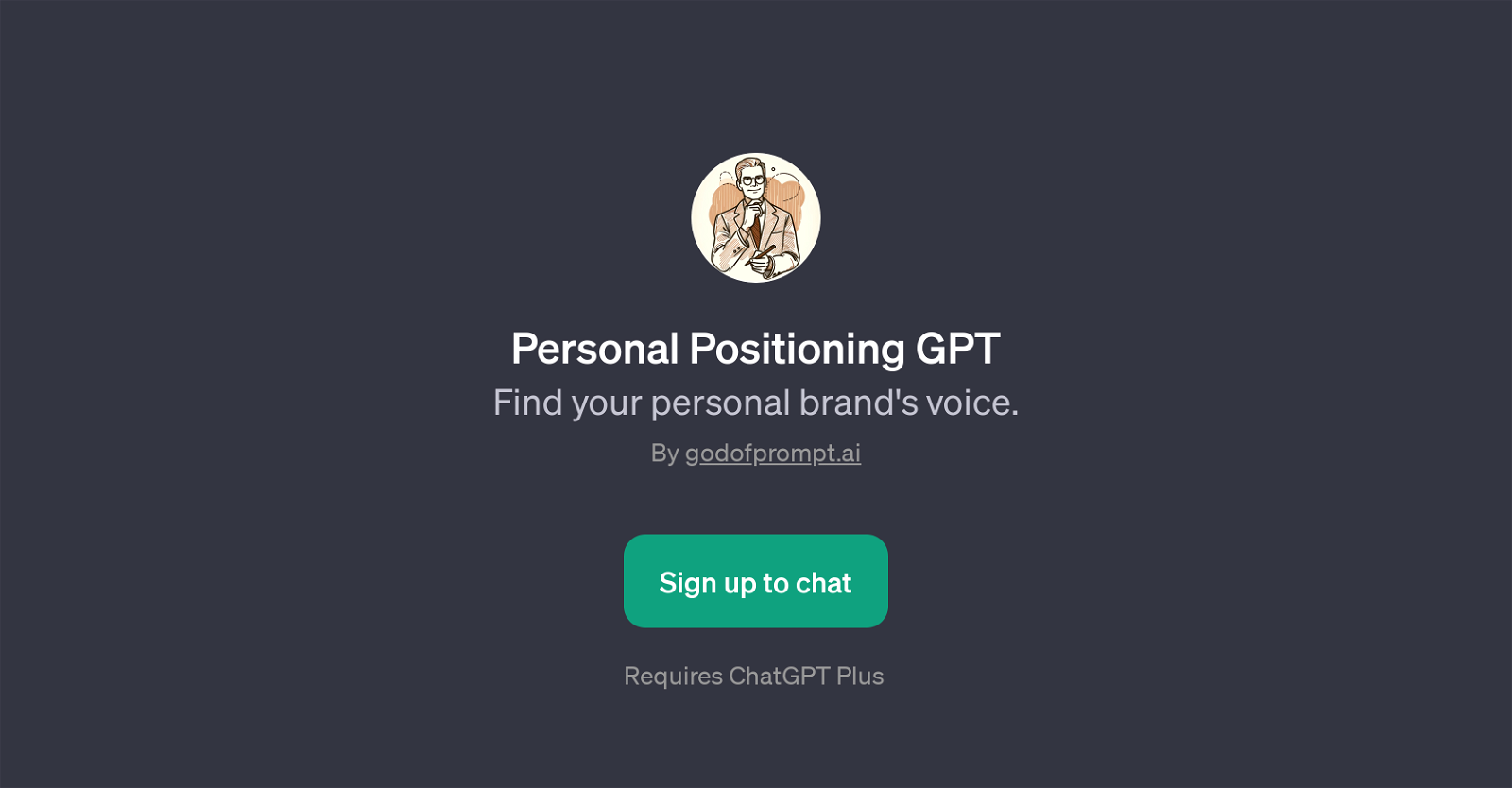 Personal Positioning GPT website