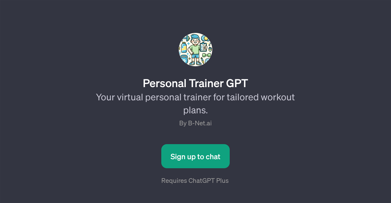 Personal Trainer GPT website