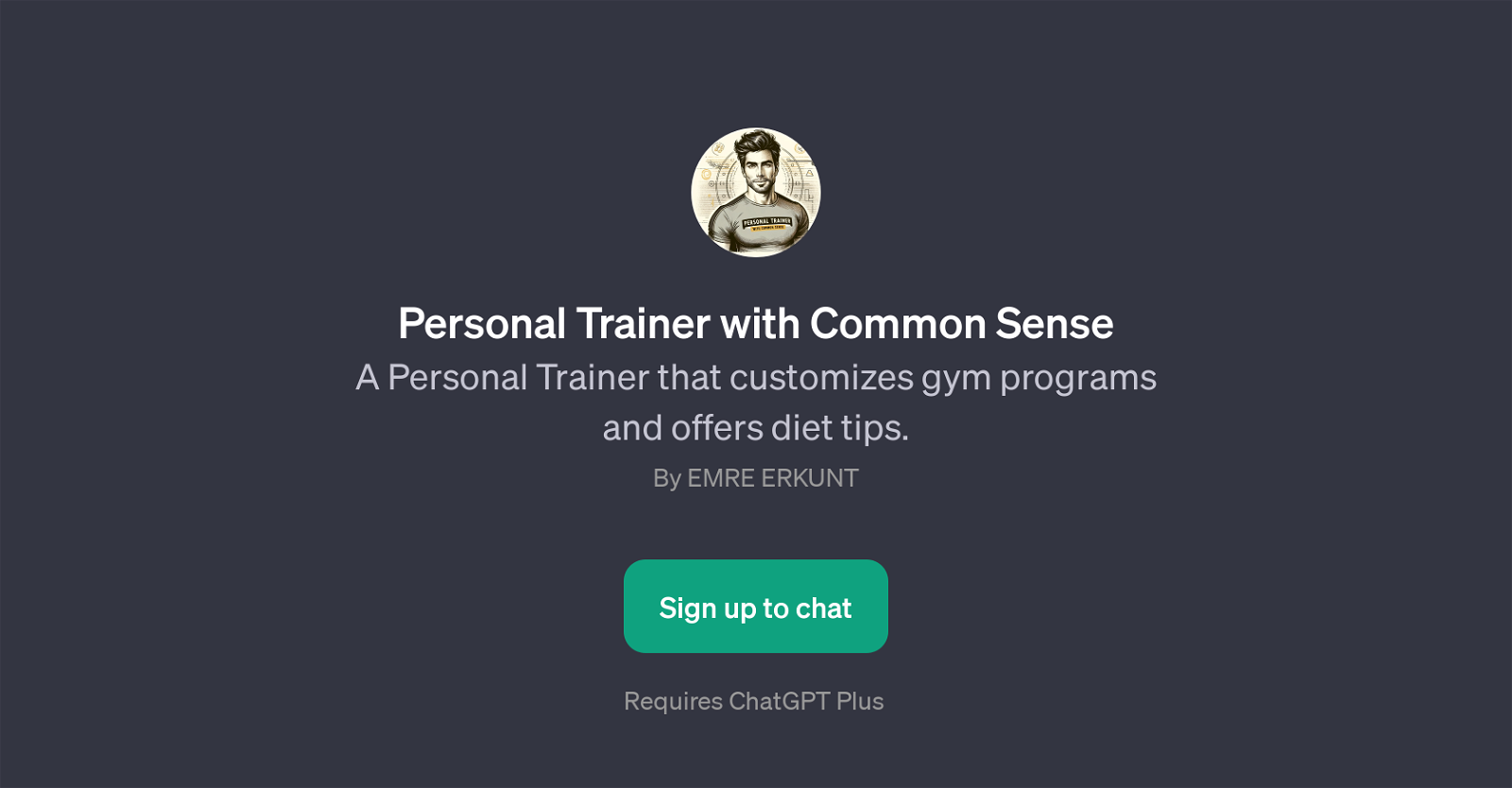 Personal Trainer with Common Sense website