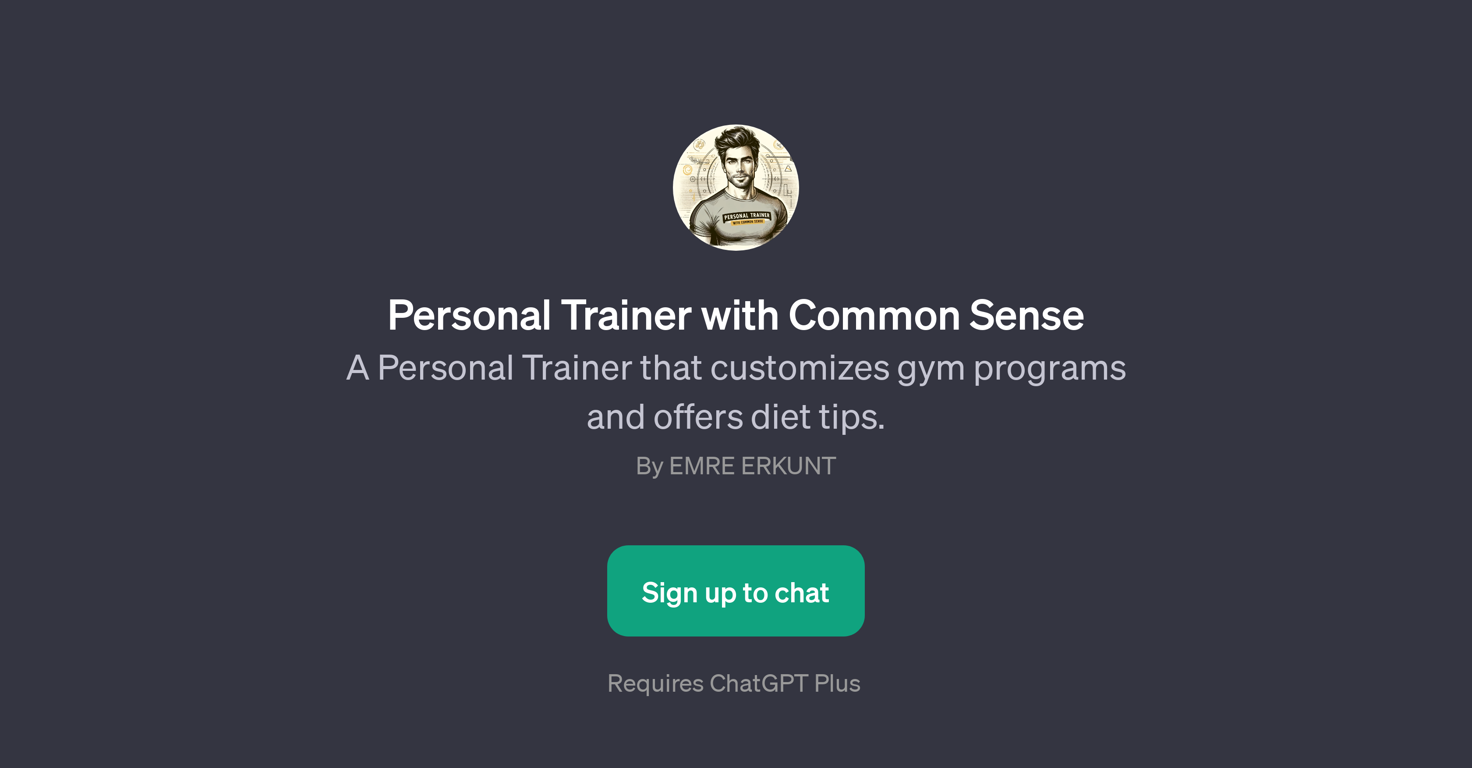 Personal Trainer with Common Sense website