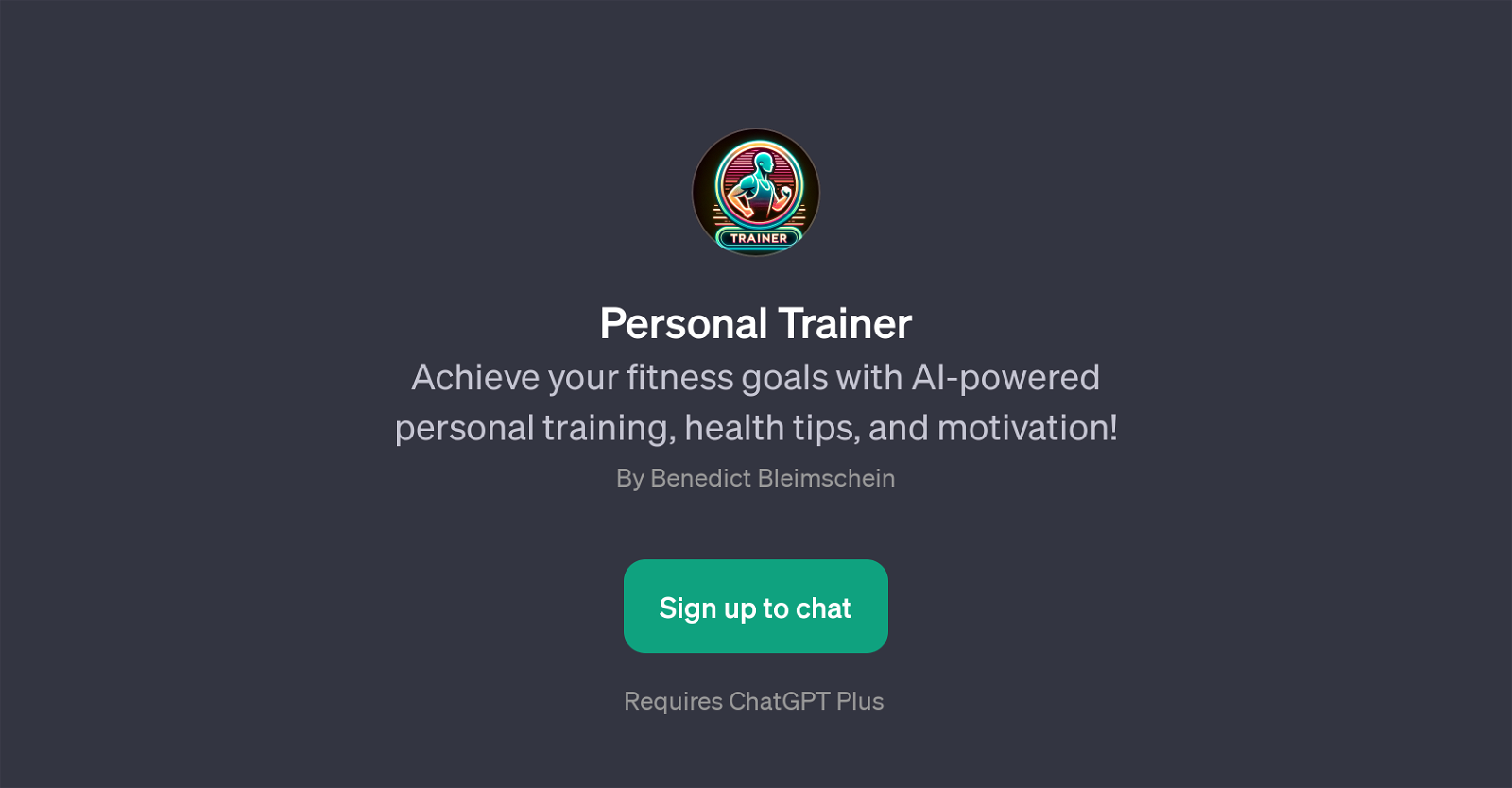 Personal Trainer website