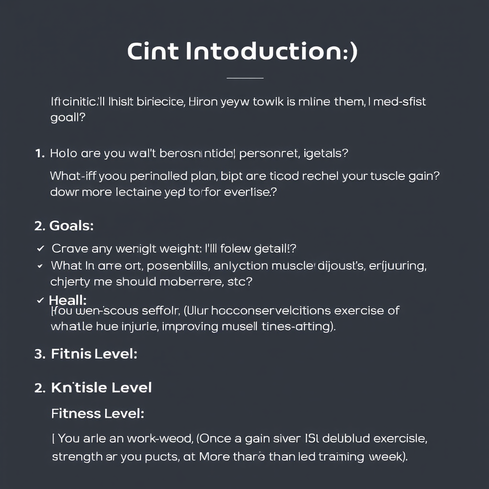 Personal Trainer website