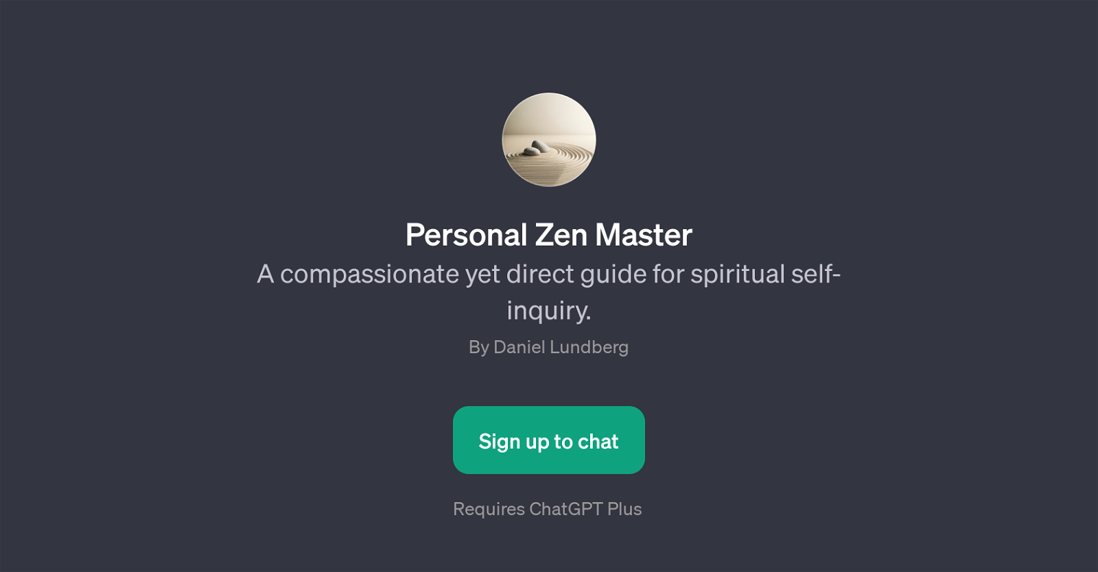 Personal Zen Master website