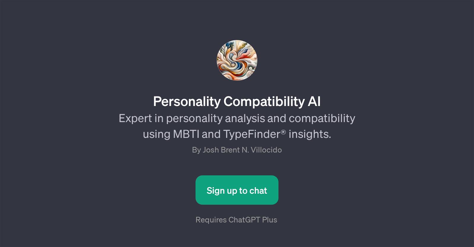 Personality Compatibility AI website