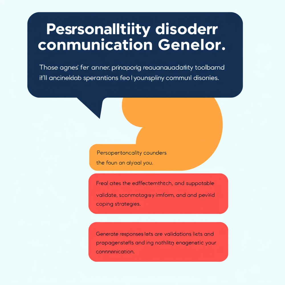 Personality disorder communication Generator website