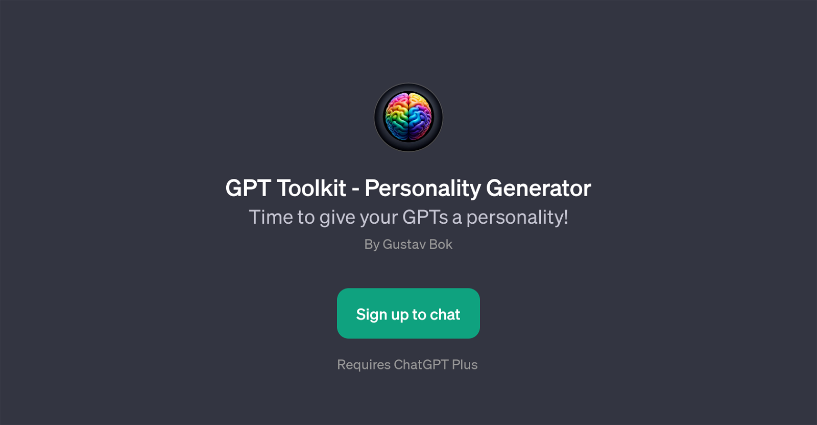 Personality Generator website