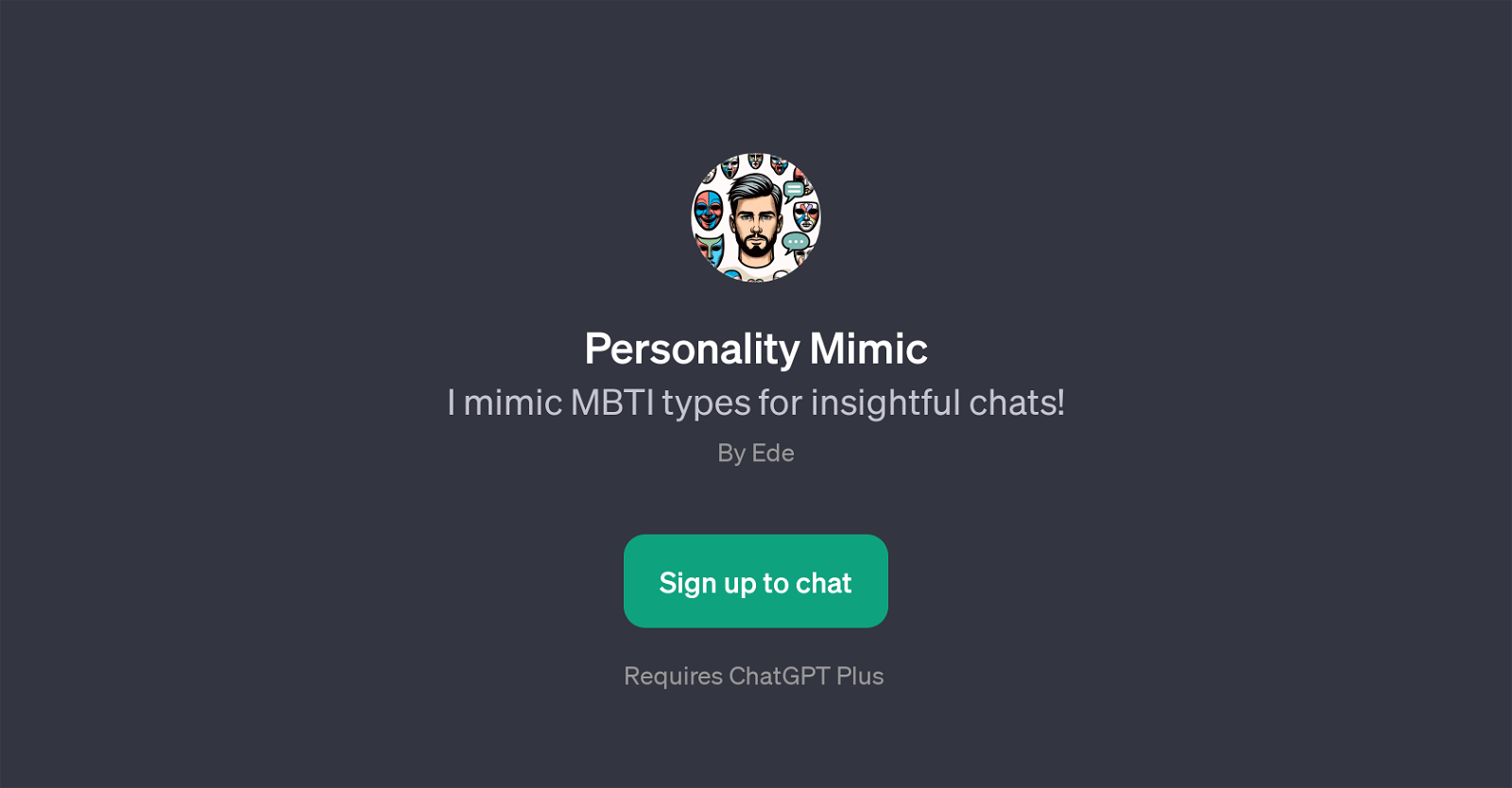 Personality Mimic website