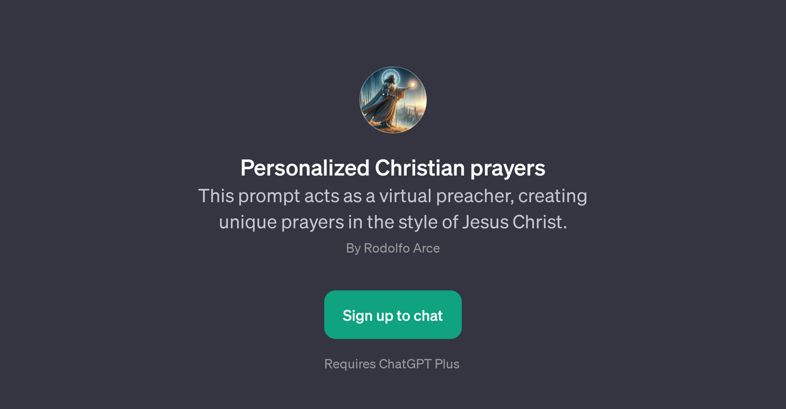 Personalized Christian Prayers website