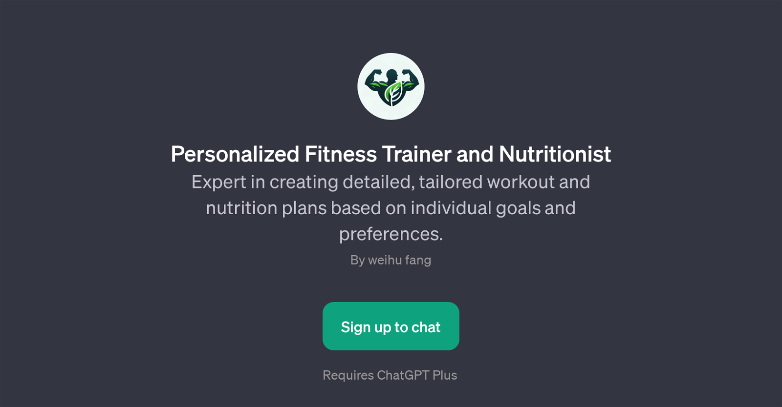 Personalized Fitness Trainer and Nutritionist website