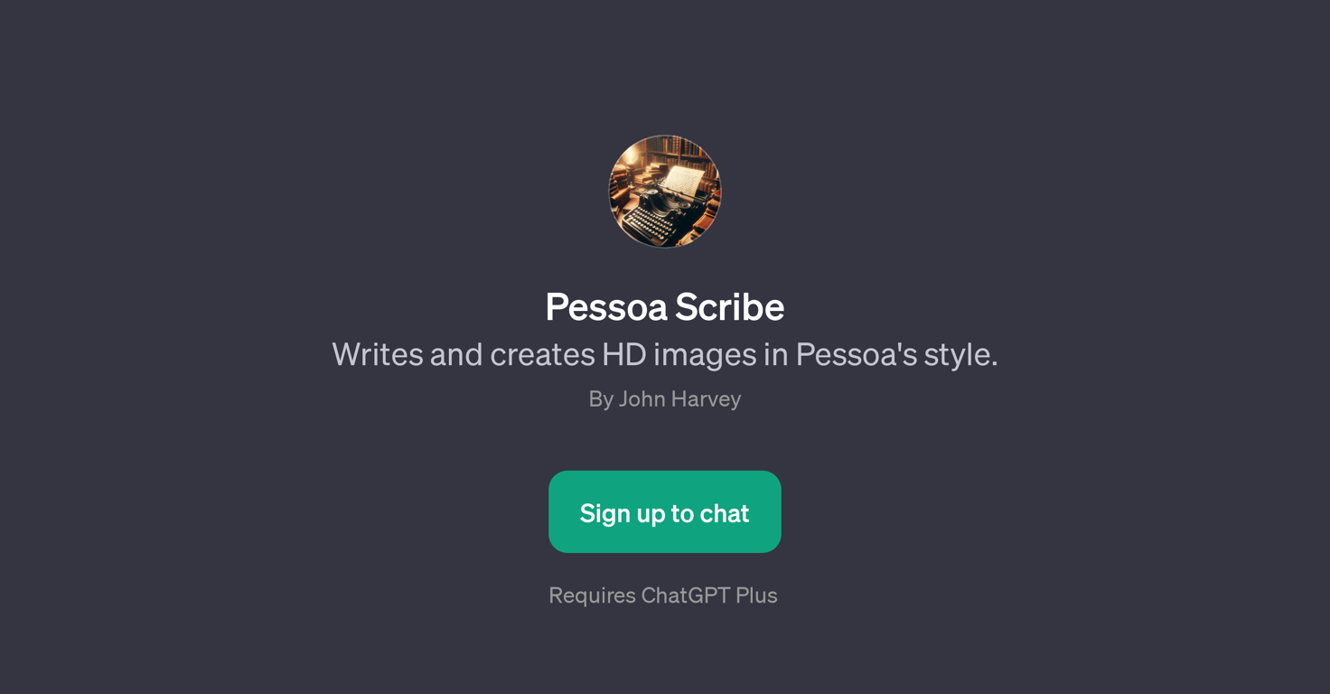 Pessoa Scribe website