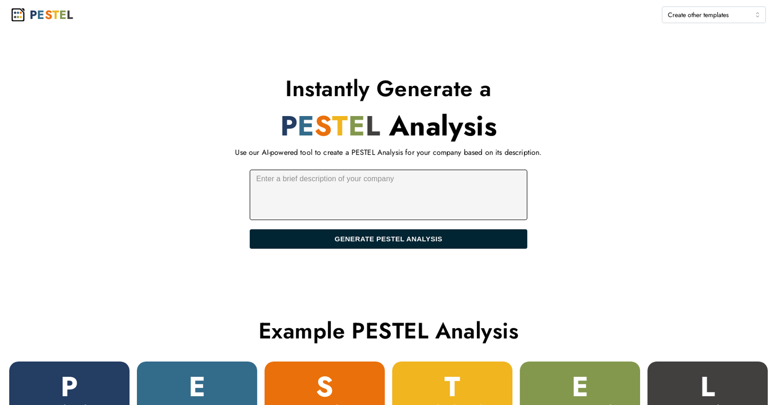 PESTEL website