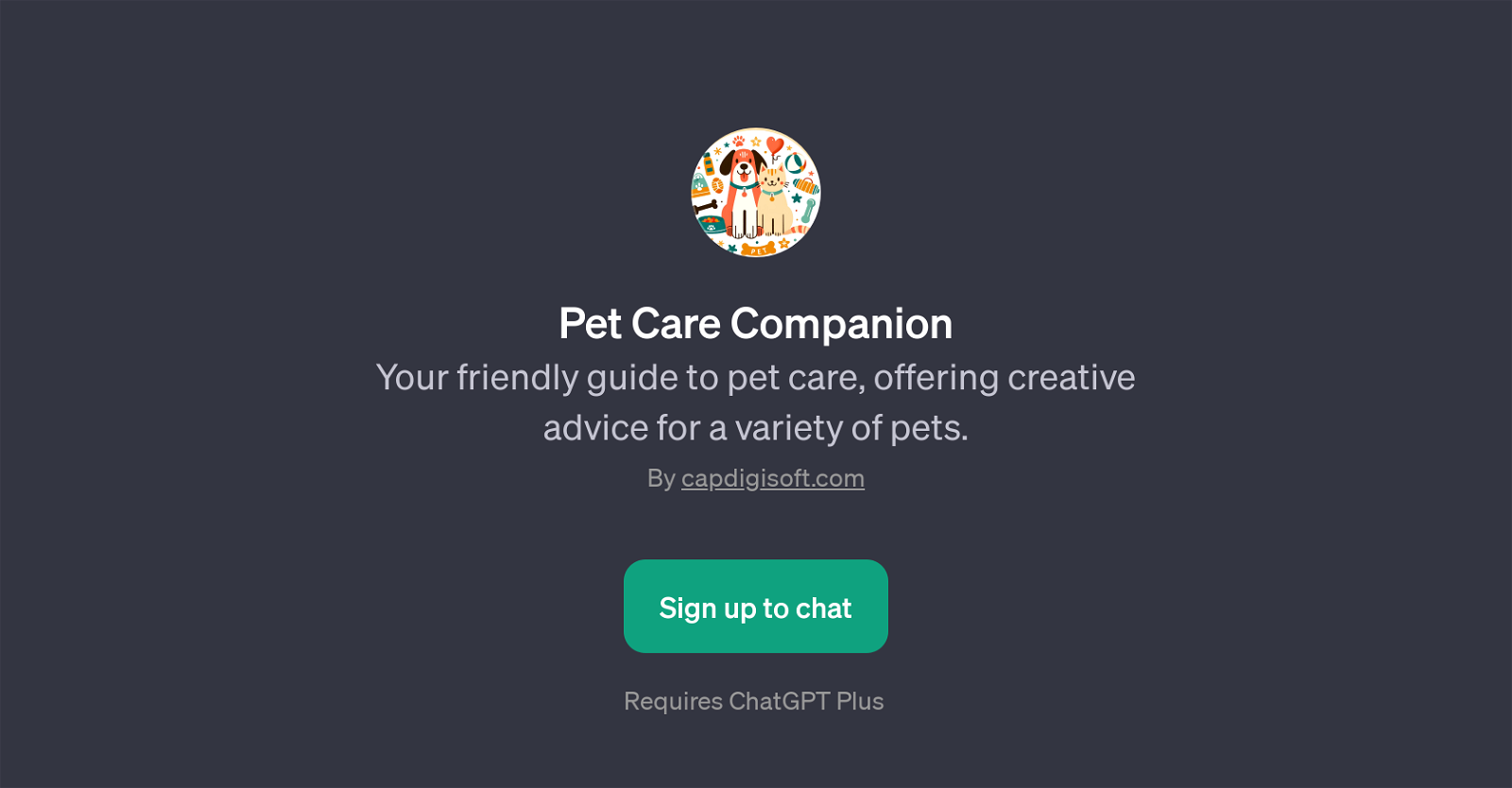 Pet Care Companion website