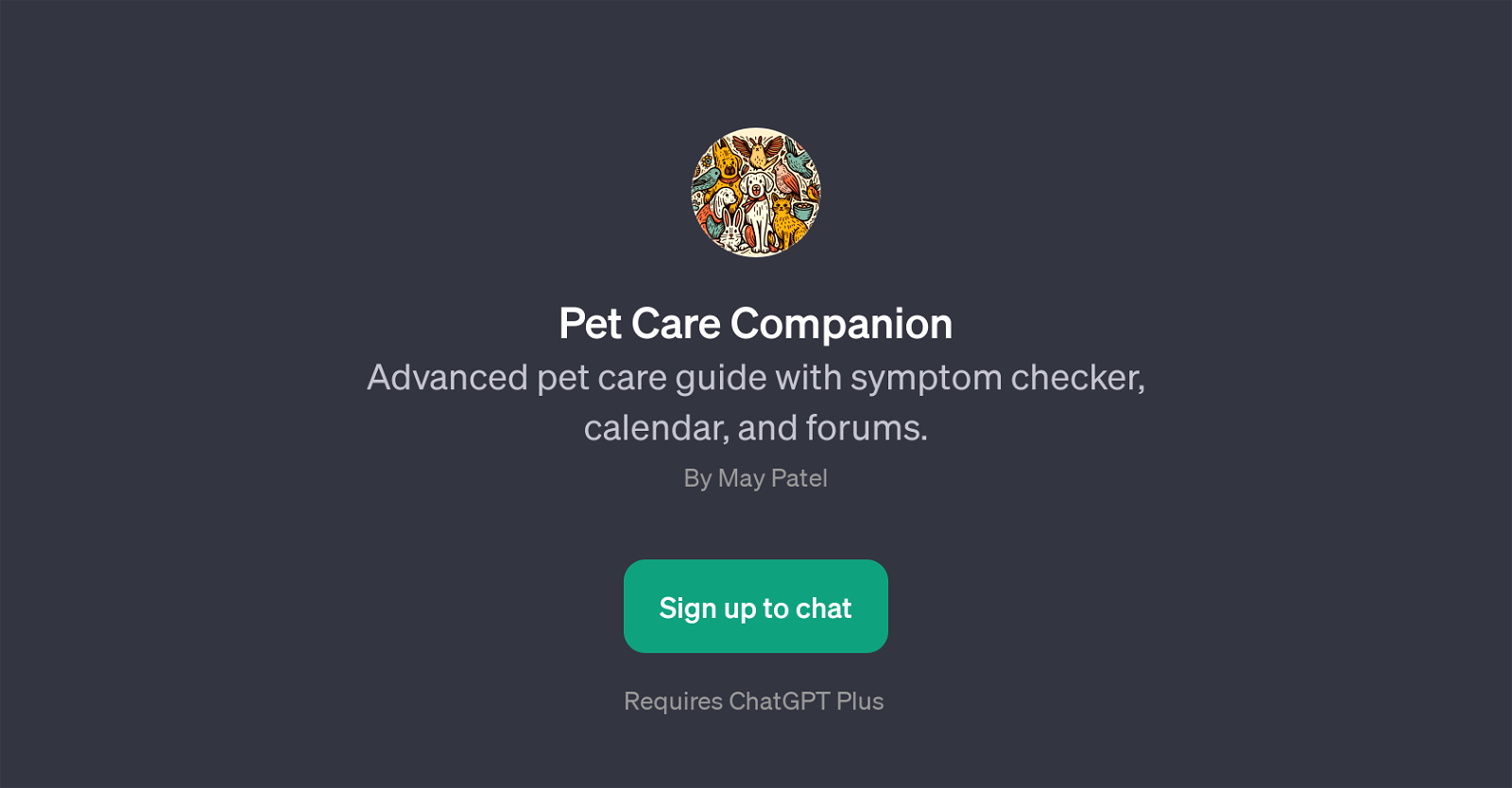 Pet Care Companion website