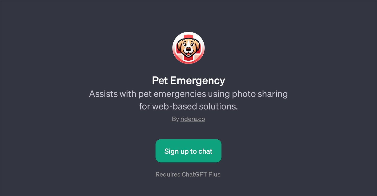 Pet Emergency website
