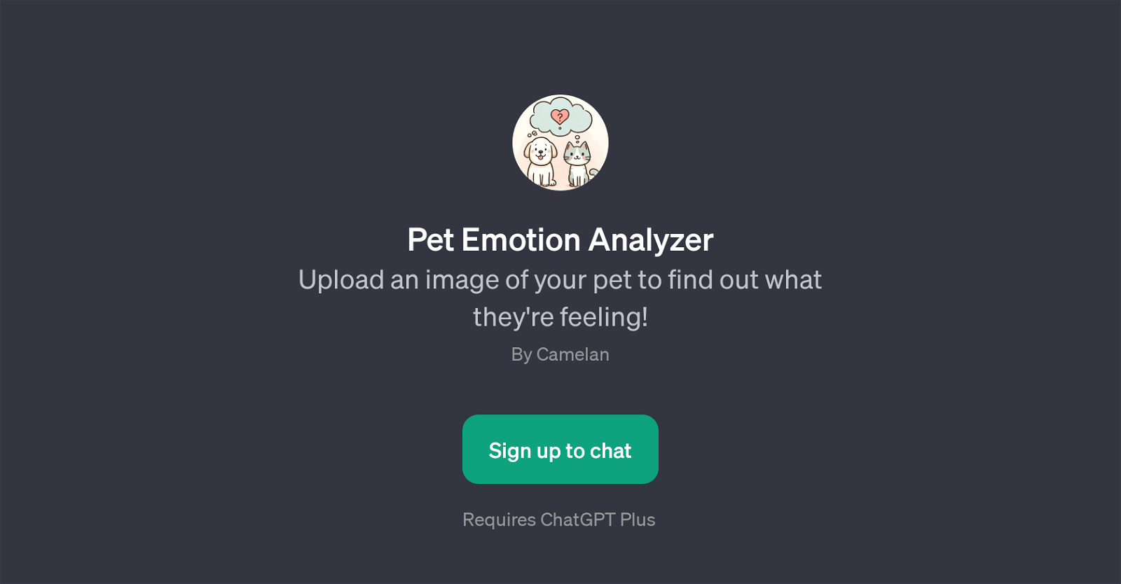 Pet Emotion Analyzer website
