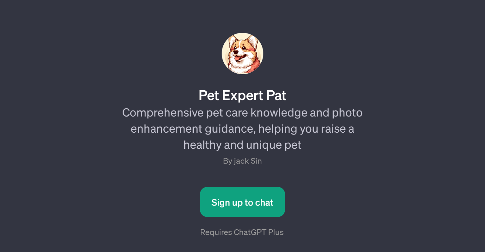 Pet Expert Pat website