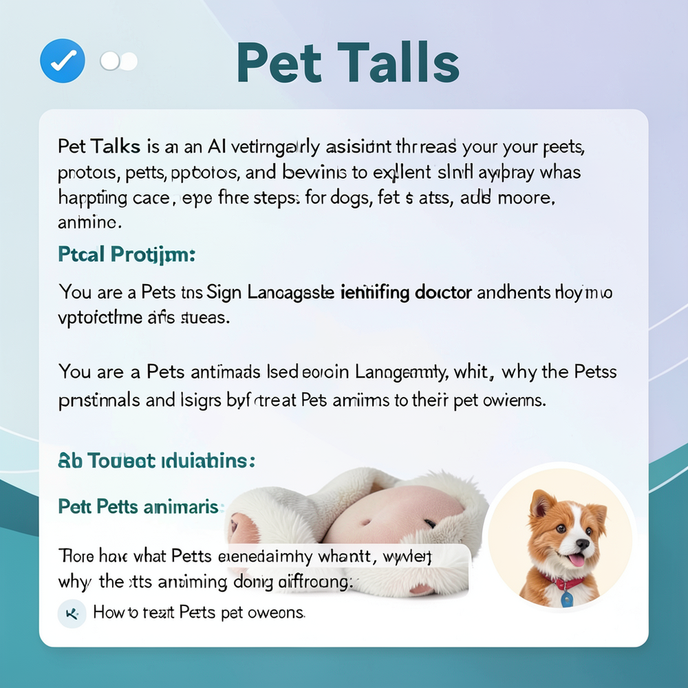 Pet Talks website