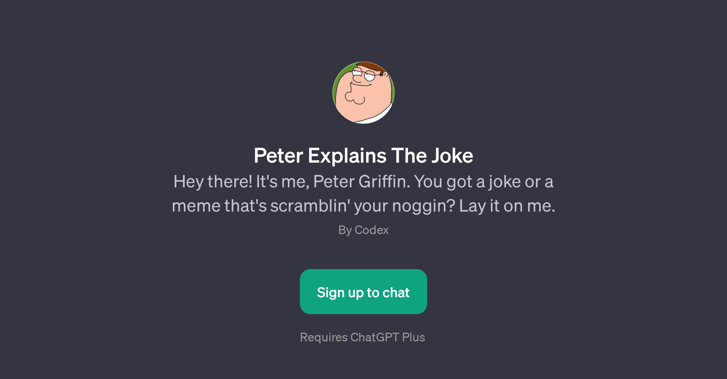 Peter Explains The Joke website