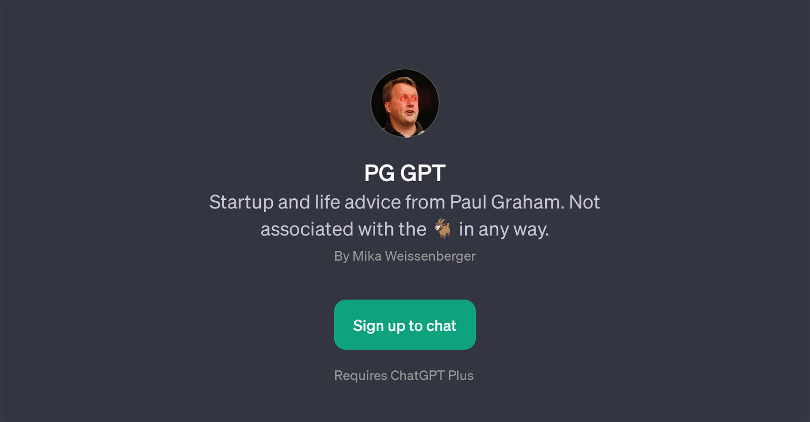 PG GPT website