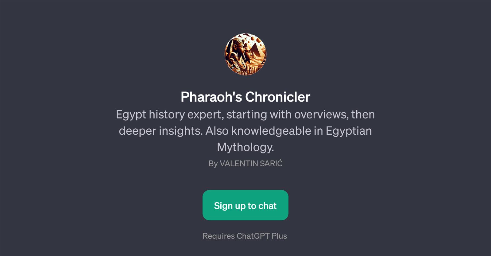 Pharaoh's Chronicler website