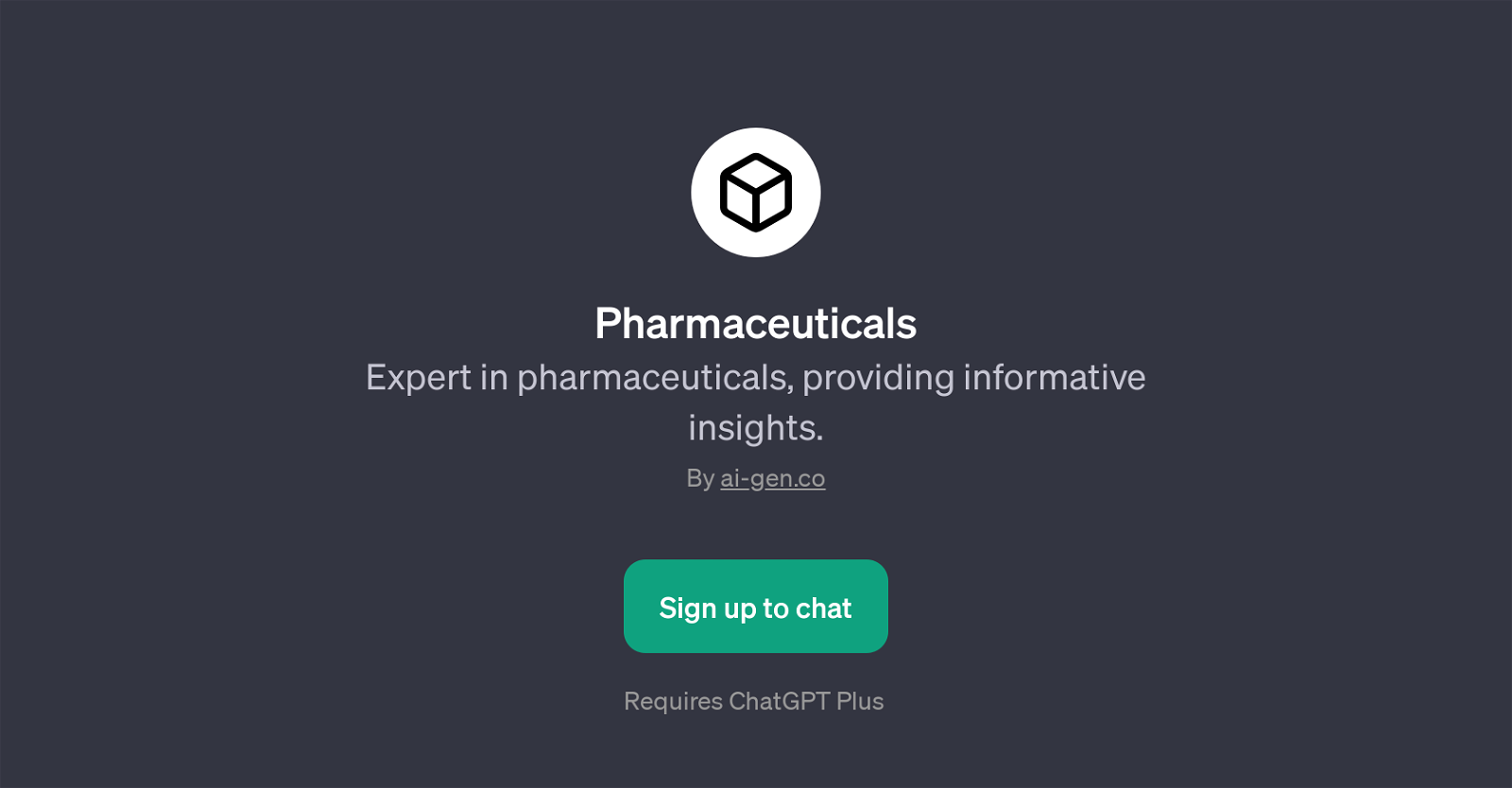 Pharmaceuticals website