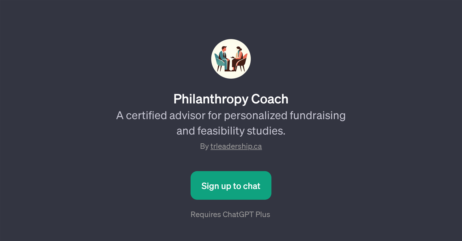 Philanthropy Coach website