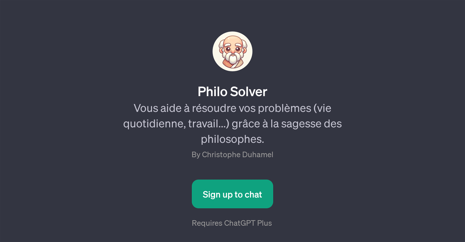 Philo Solver website
