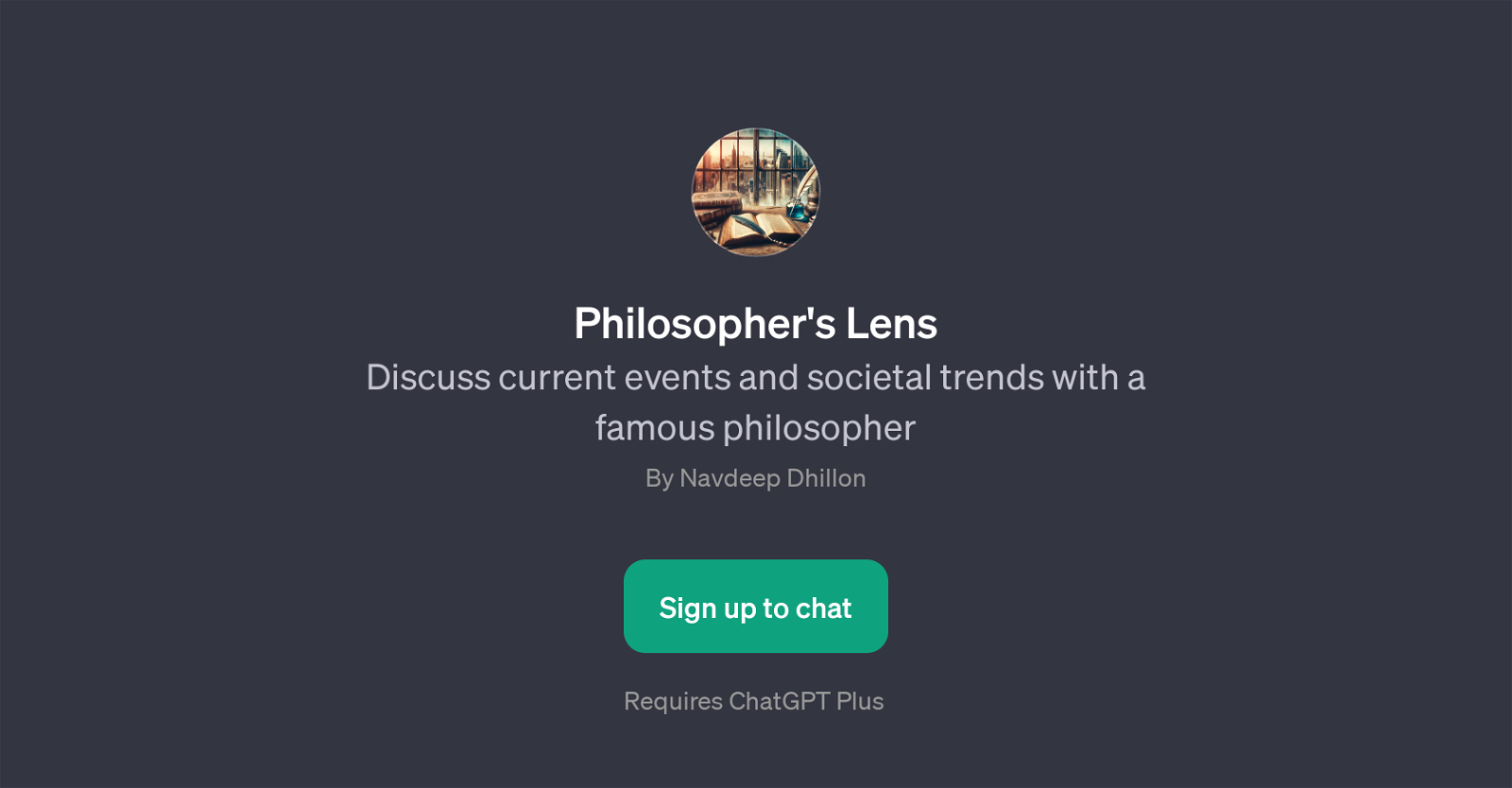 Philosopher's Lens website