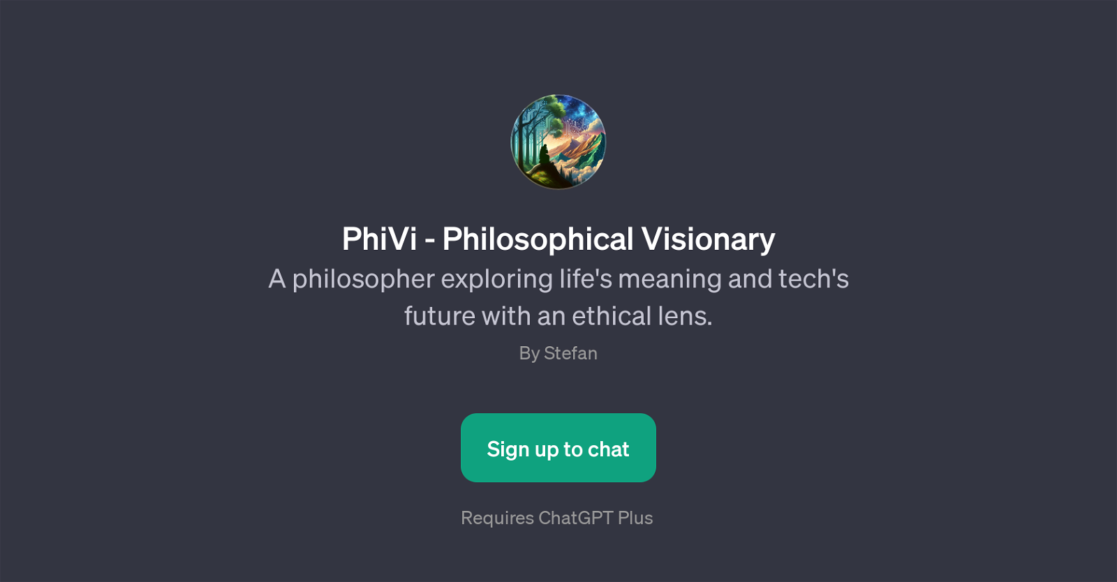 PhiVi - Philosophical Visionary website