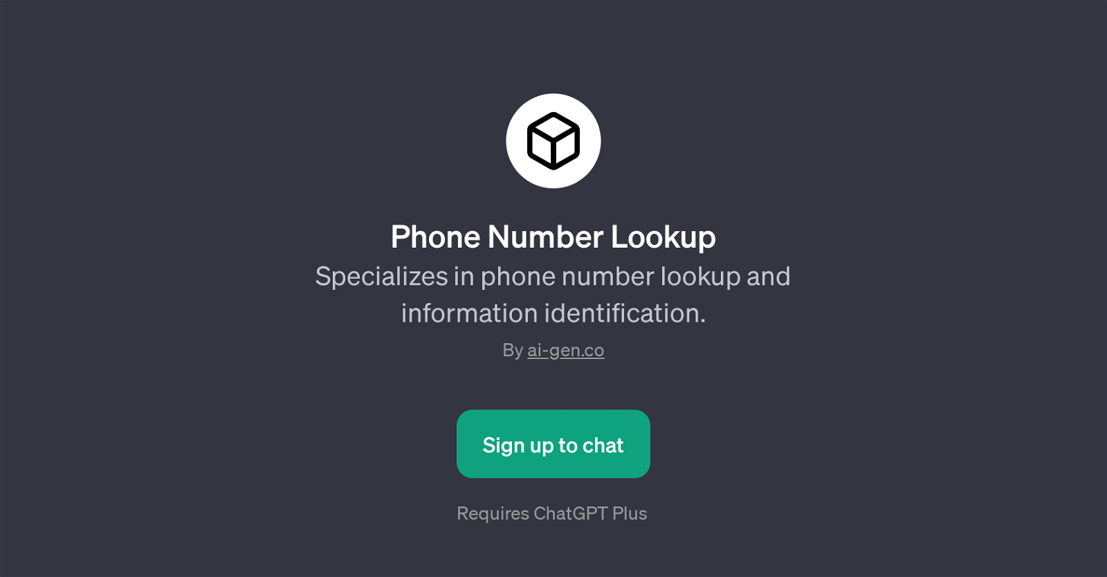 Phone Number Lookup website