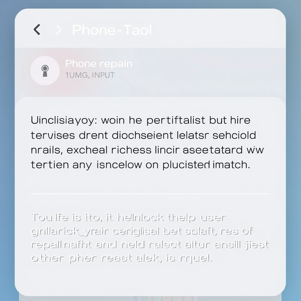 Phone repair website