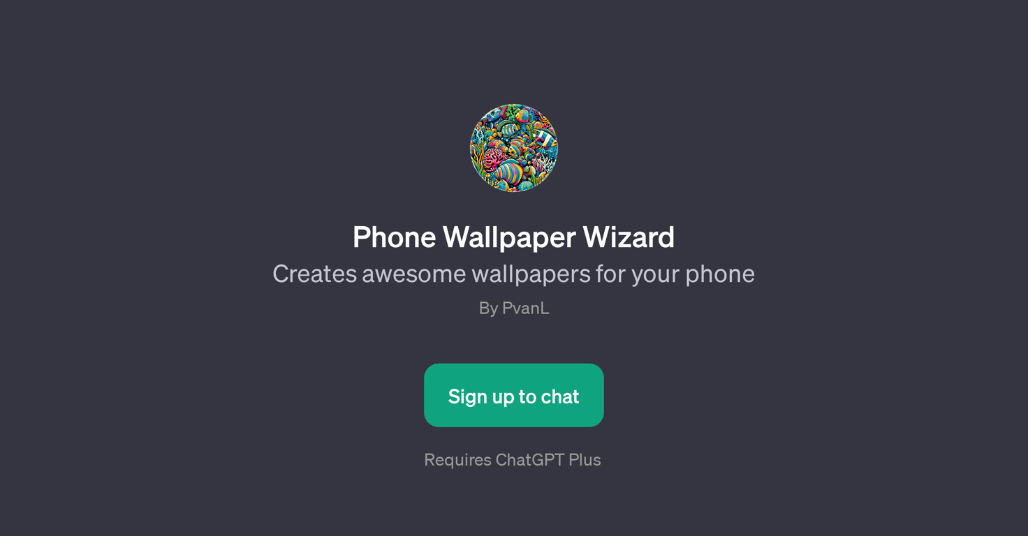 Phone Wallpaper Wizard website