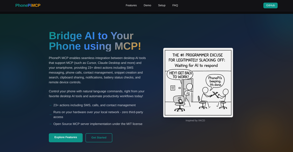 PhonePi MCP website