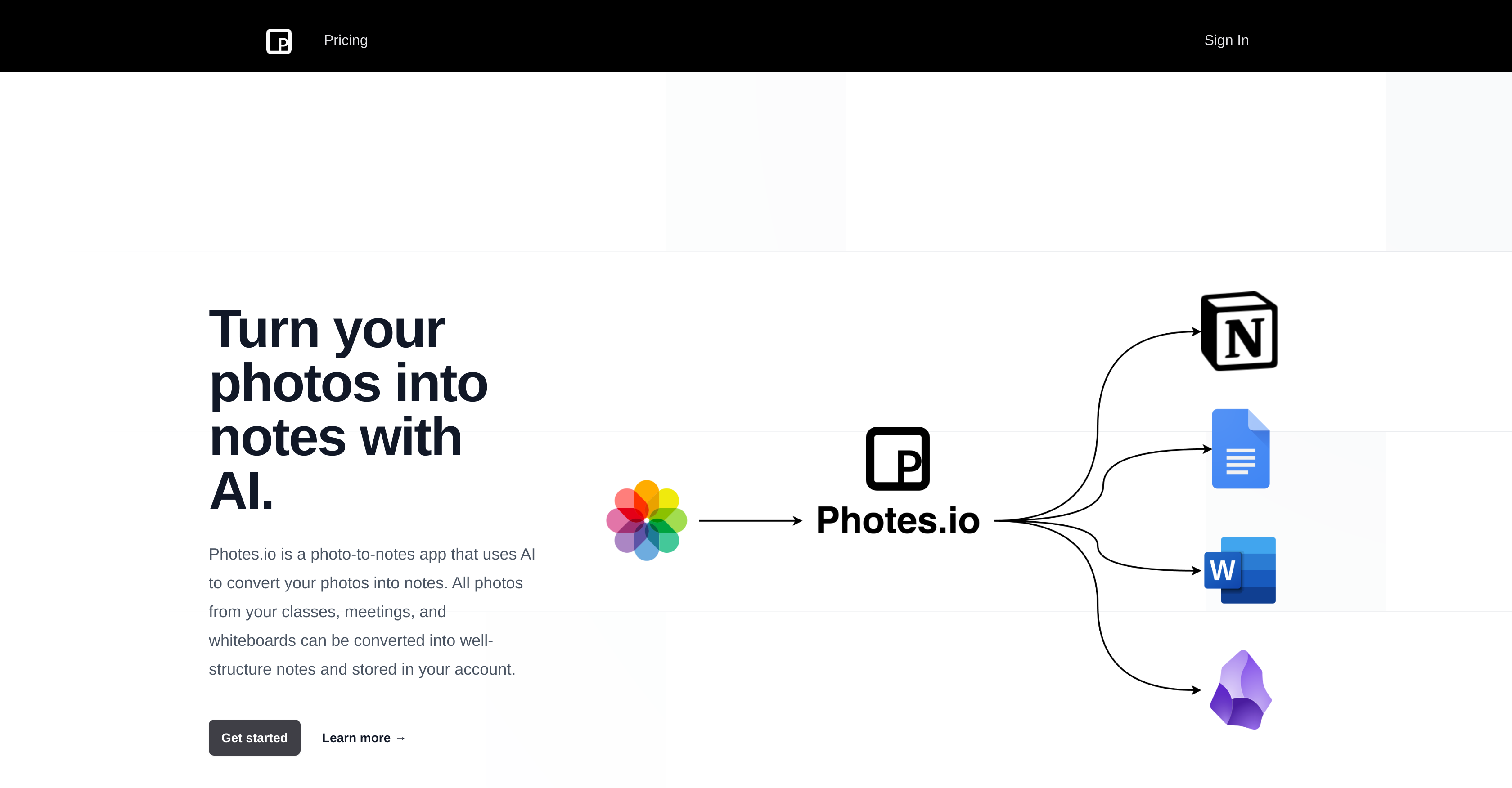 Pixno - AI note taking assistant preview
