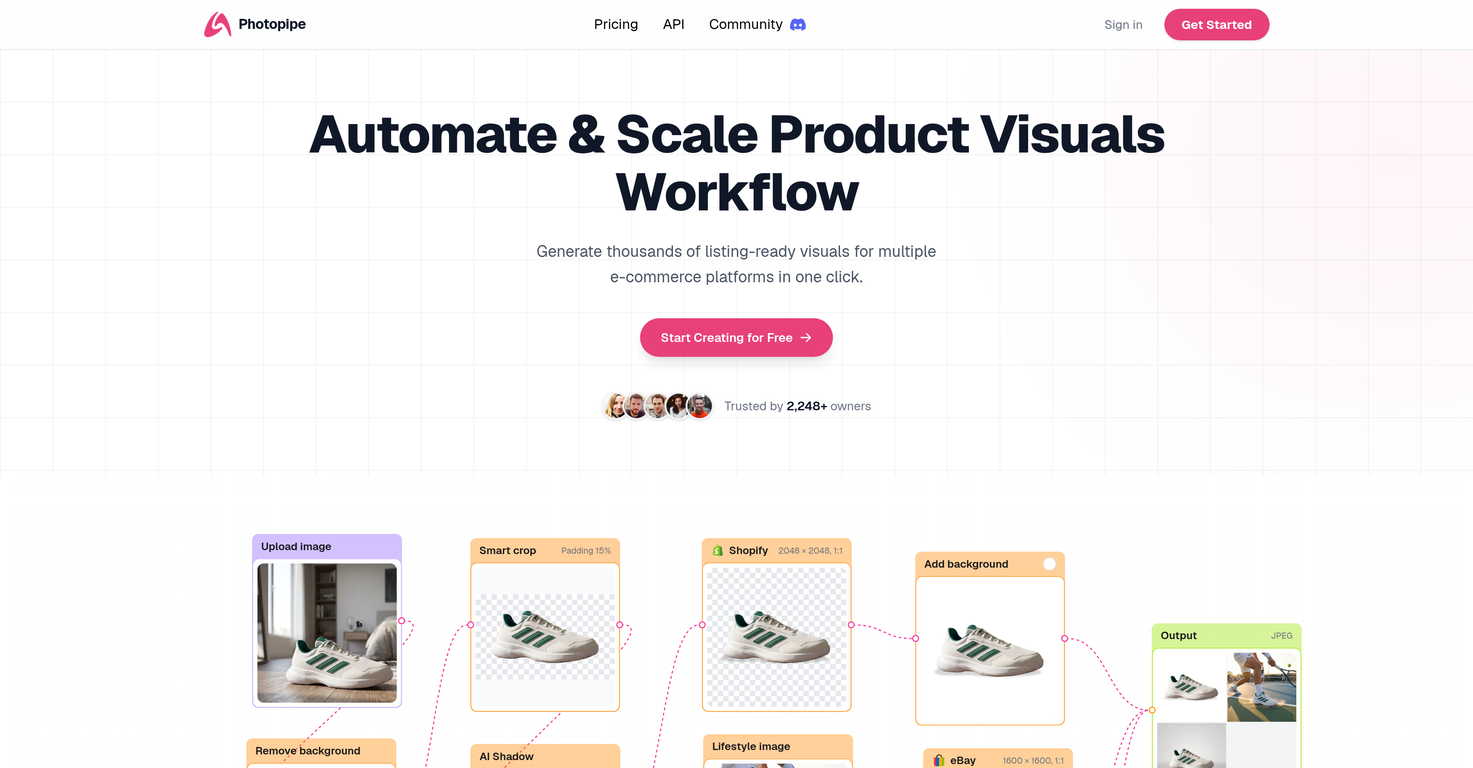 Photopipe website