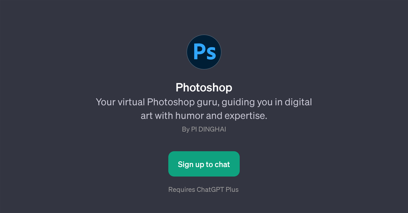 Photoshop GPT website