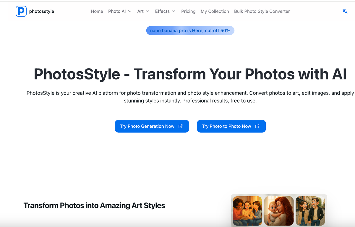 PhotosStyle website