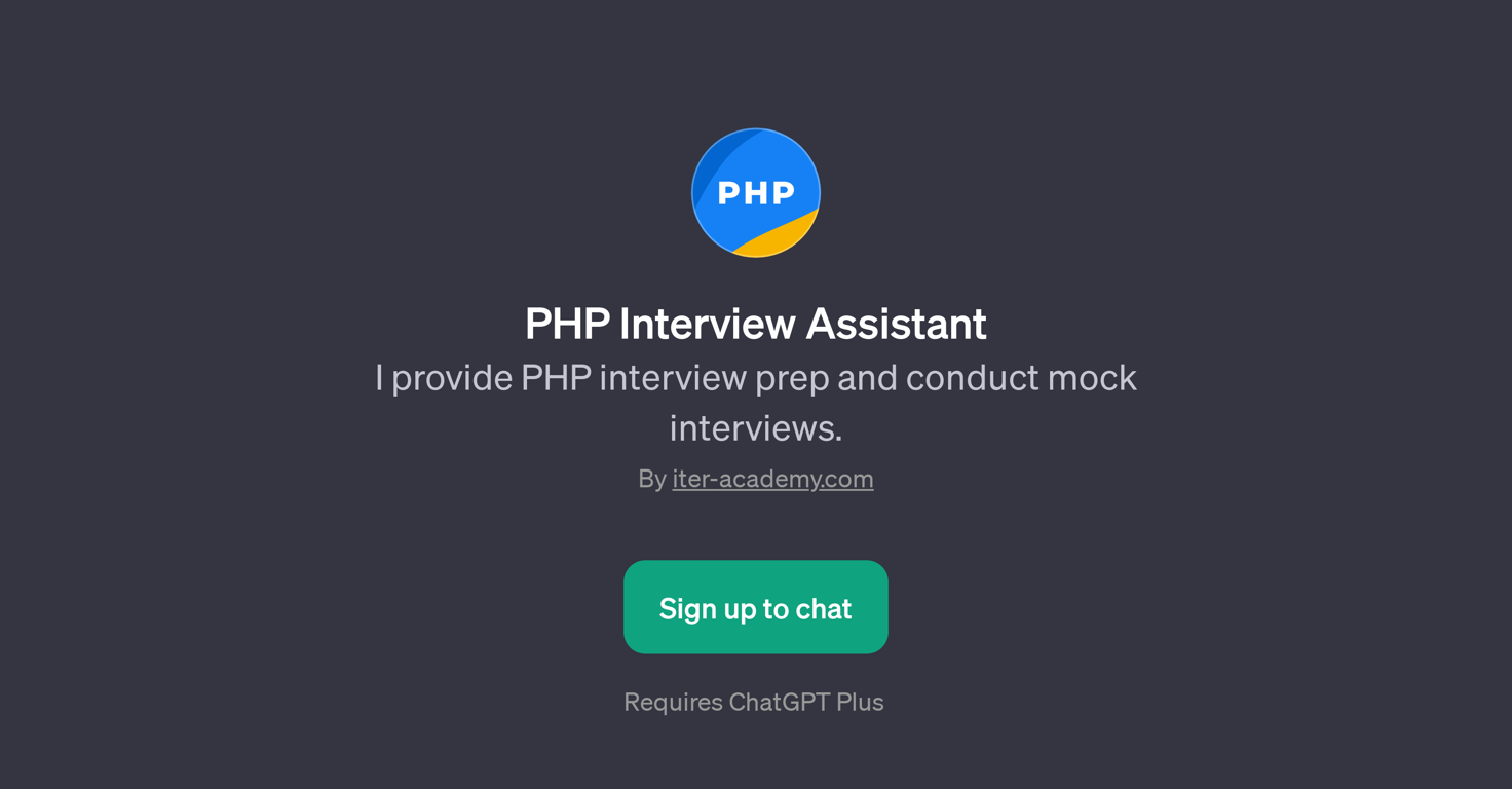 PHP Interview Assistant website